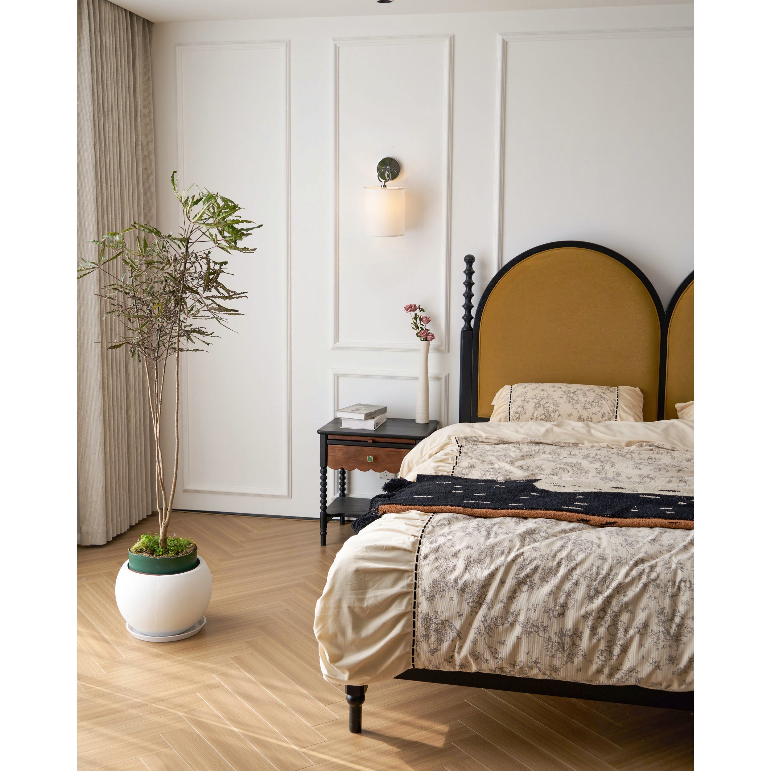 Freyza | Applique murale en tissu en laiton Brass Cotheor Circle – chambre, couloir