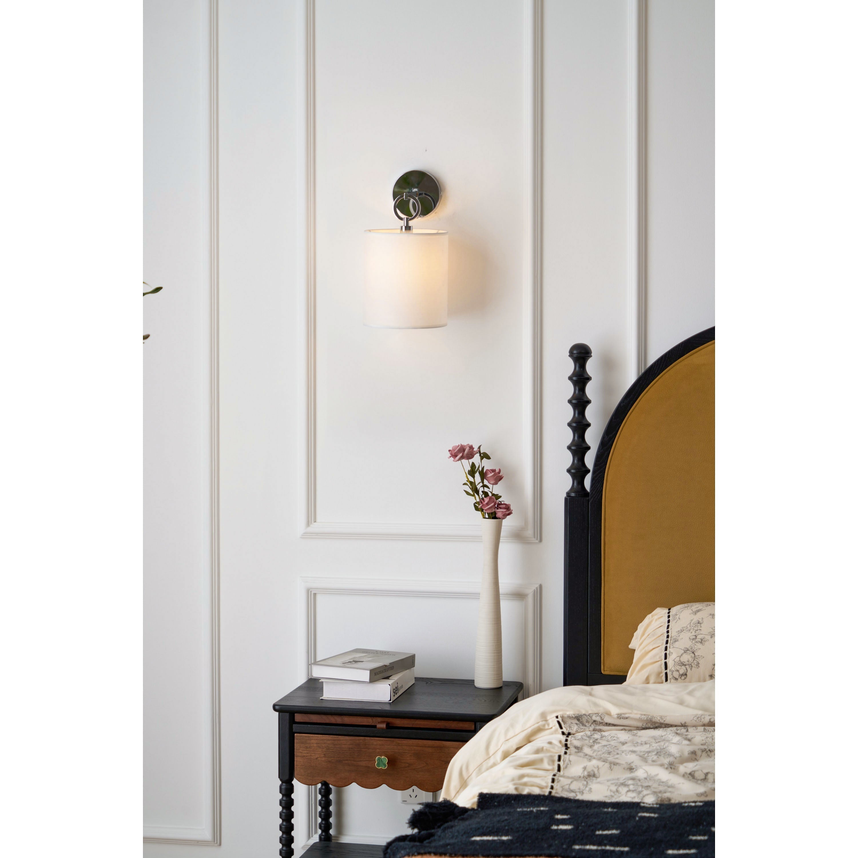 Freyza | Applique murale en tissu en laiton Brass Cotheor Circle – chambre, couloir