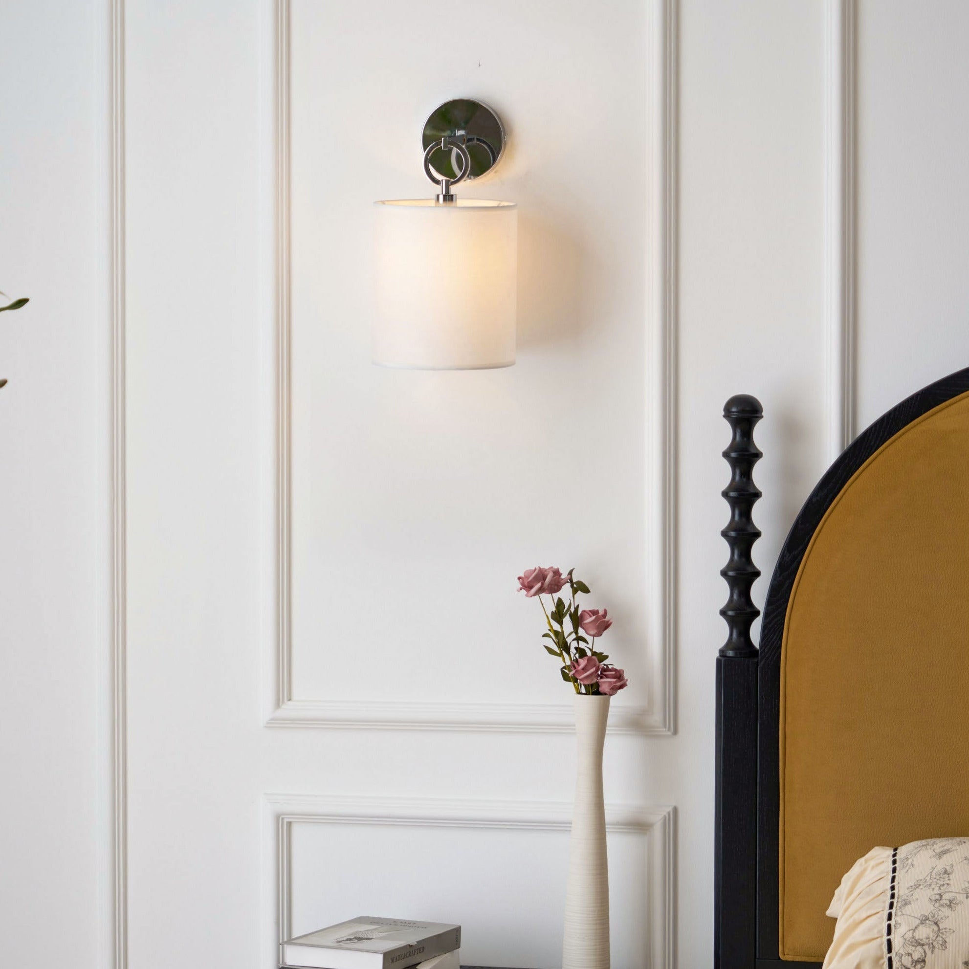 Freyza | Applique murale d’intérieur en tissu – Chambre et salon de style campagne