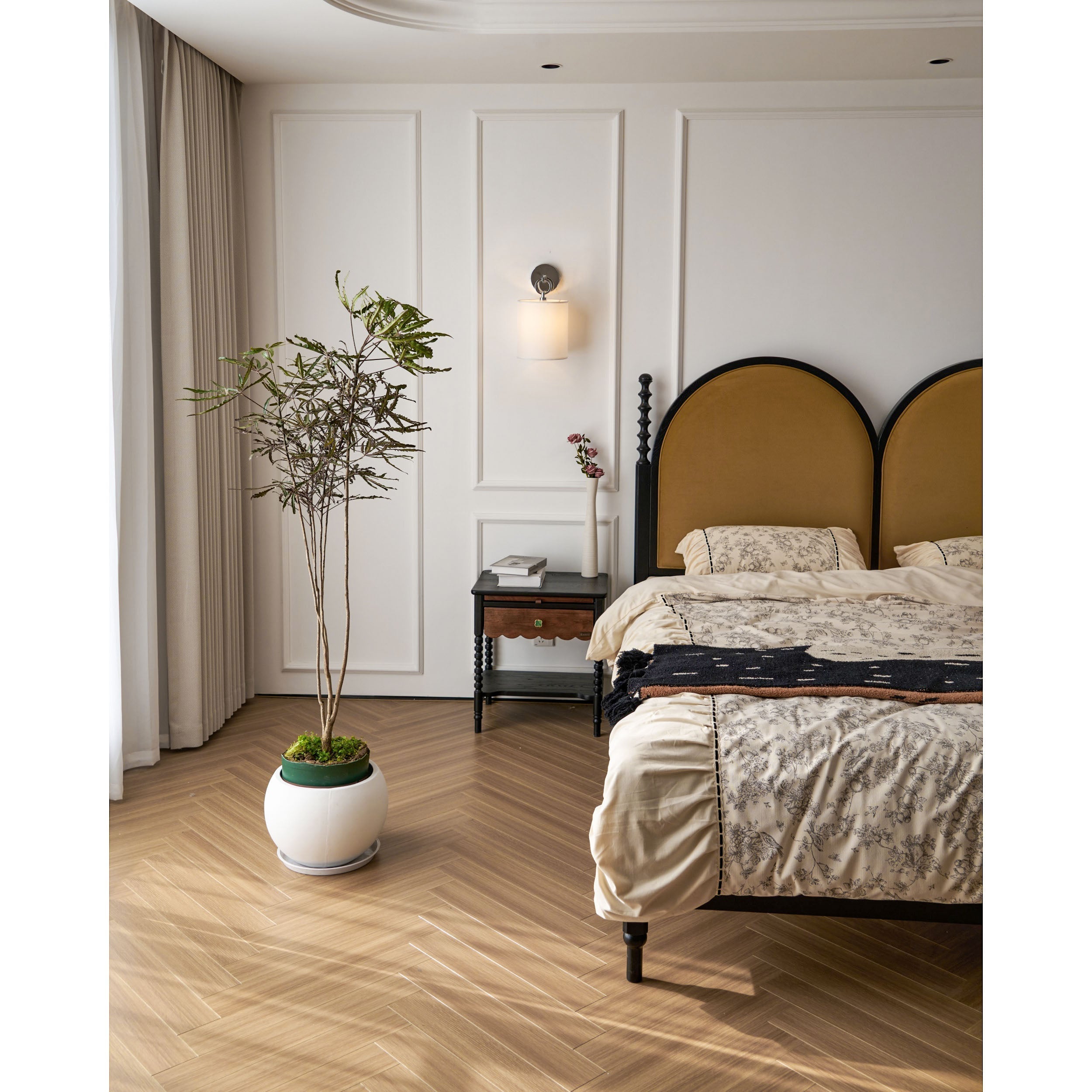 Freyza | Applique murale en tissu en laiton Brass Cotheor Circle – chambre, couloir