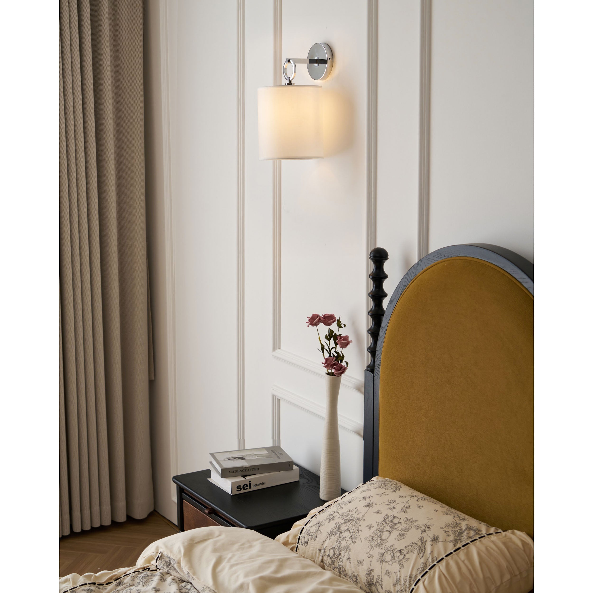 Freyza | Applique murale en tissu en laiton Brass Cotheor Circle – chambre, couloir