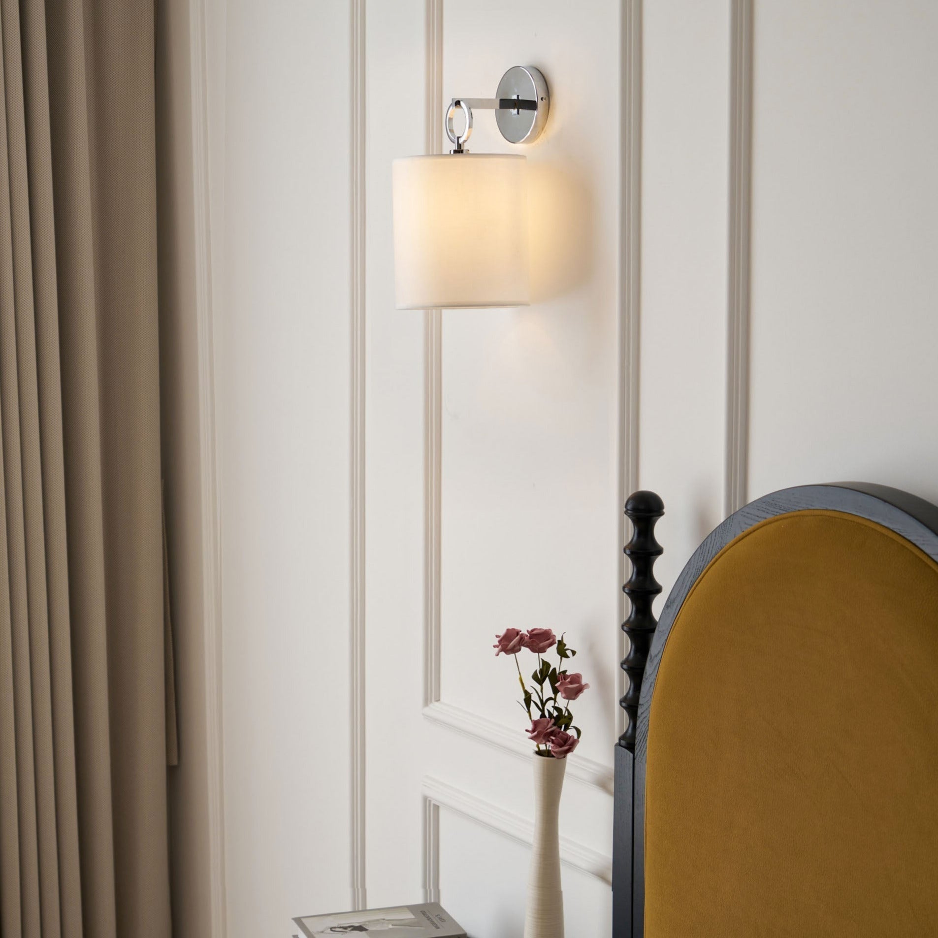 Freyza | Applique murale d’intérieur en tissu – Chambre et salon de style campagne