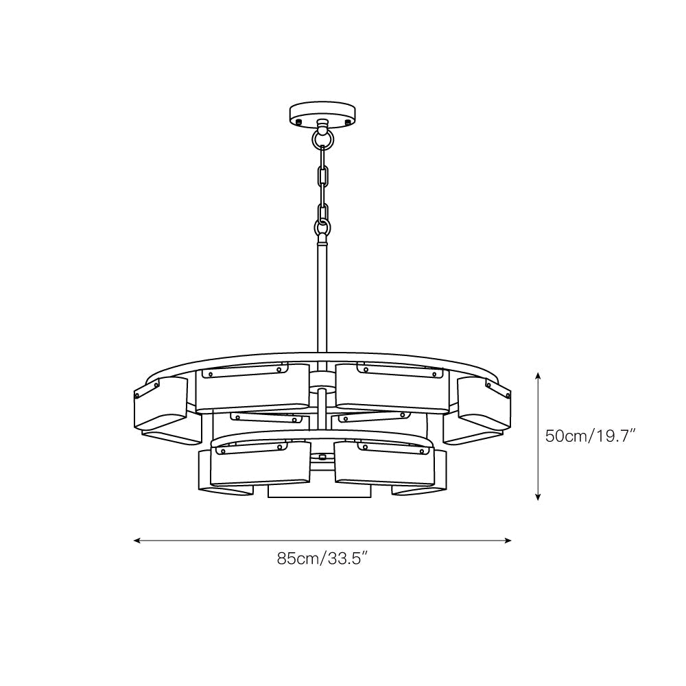 Freyza | Varaeia Brass Alabaster Brass Chandelier – Dining Room Living Room