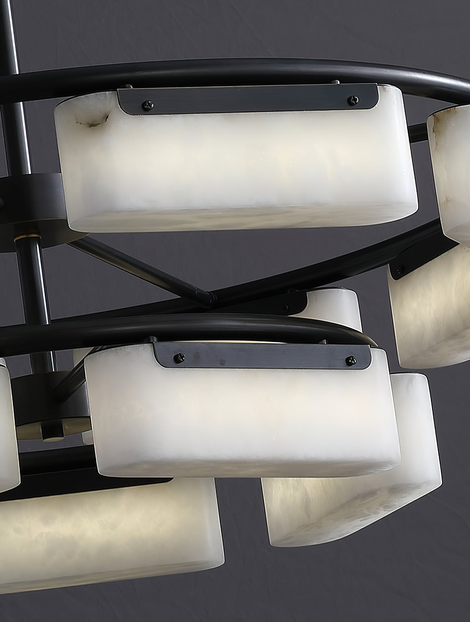 Freyza | Varaeia Brass Alabaster Brass Chandelier – Dining Room Living Room