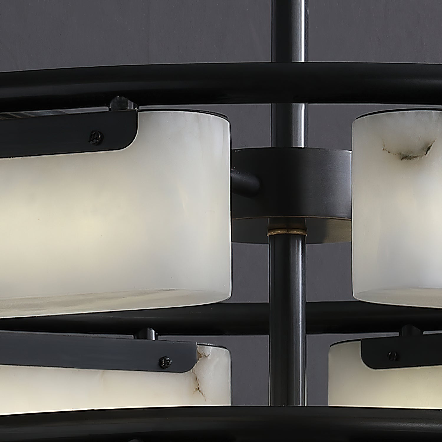 Freyza | Varaeia Brass Alabaster Brass Chandelier – Dining Room Living Room