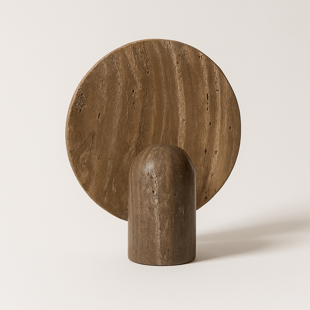 Fysikos | Elegant Artisan Natural Stone Table Lamp for Bedside or Desk 2