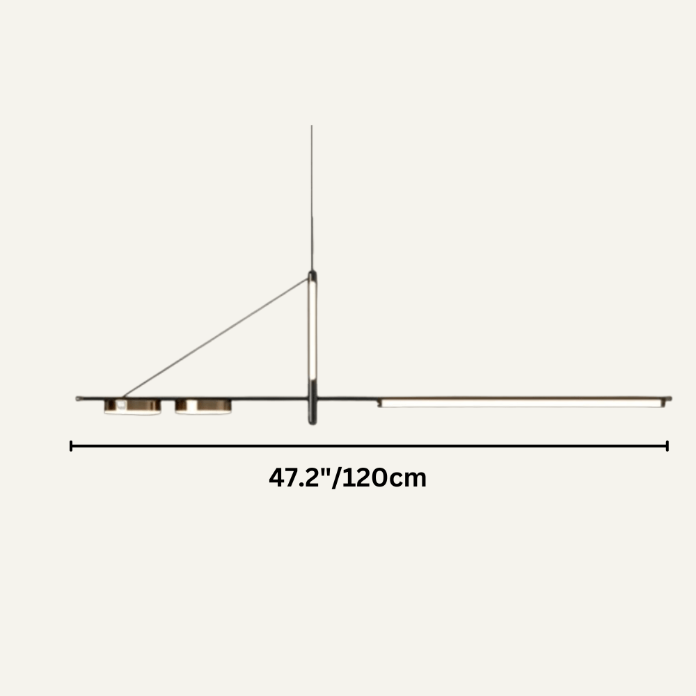 Freyza - Modern Elegant Black LED Chandelier for Home Decor
