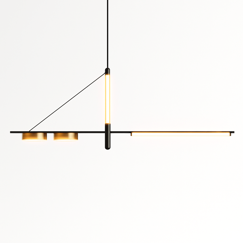 Freyza - Modern Elegant Black LED Chandelier for Home Decor