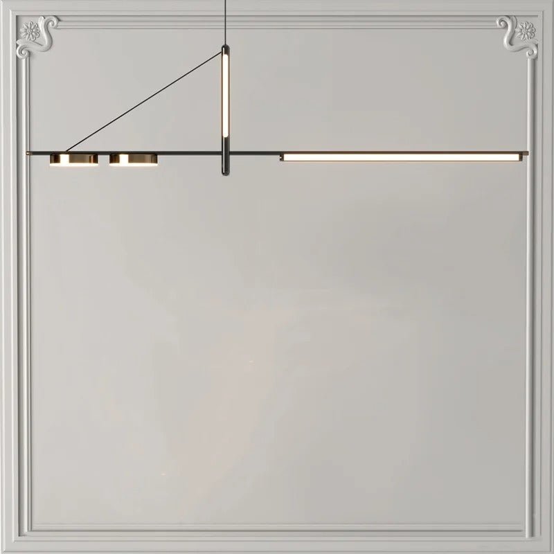 Freyza - Modern Elegant Black LED Chandelier for Home Decor