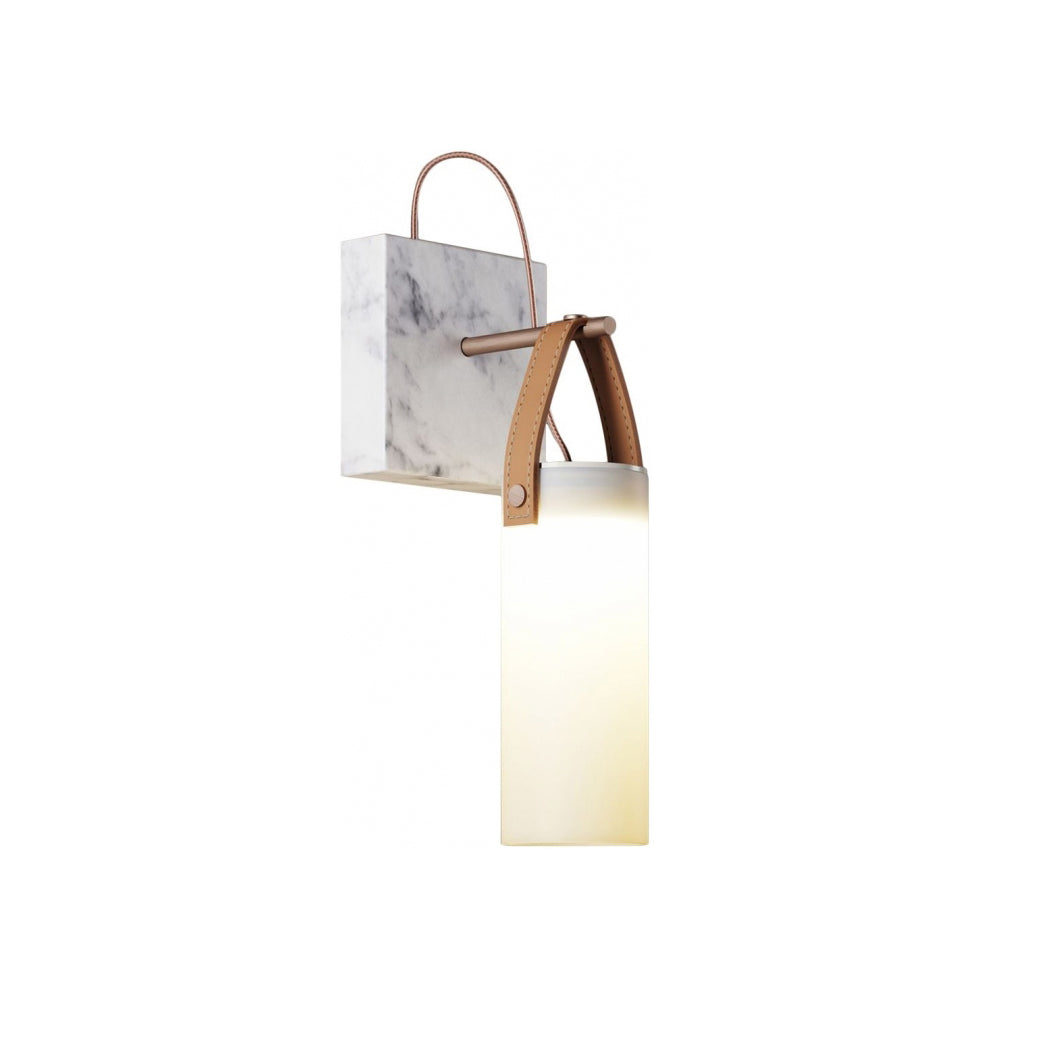 Freyza | Zerinen Marble Glass Glass Marble Wall Light – Bedroom Hallway