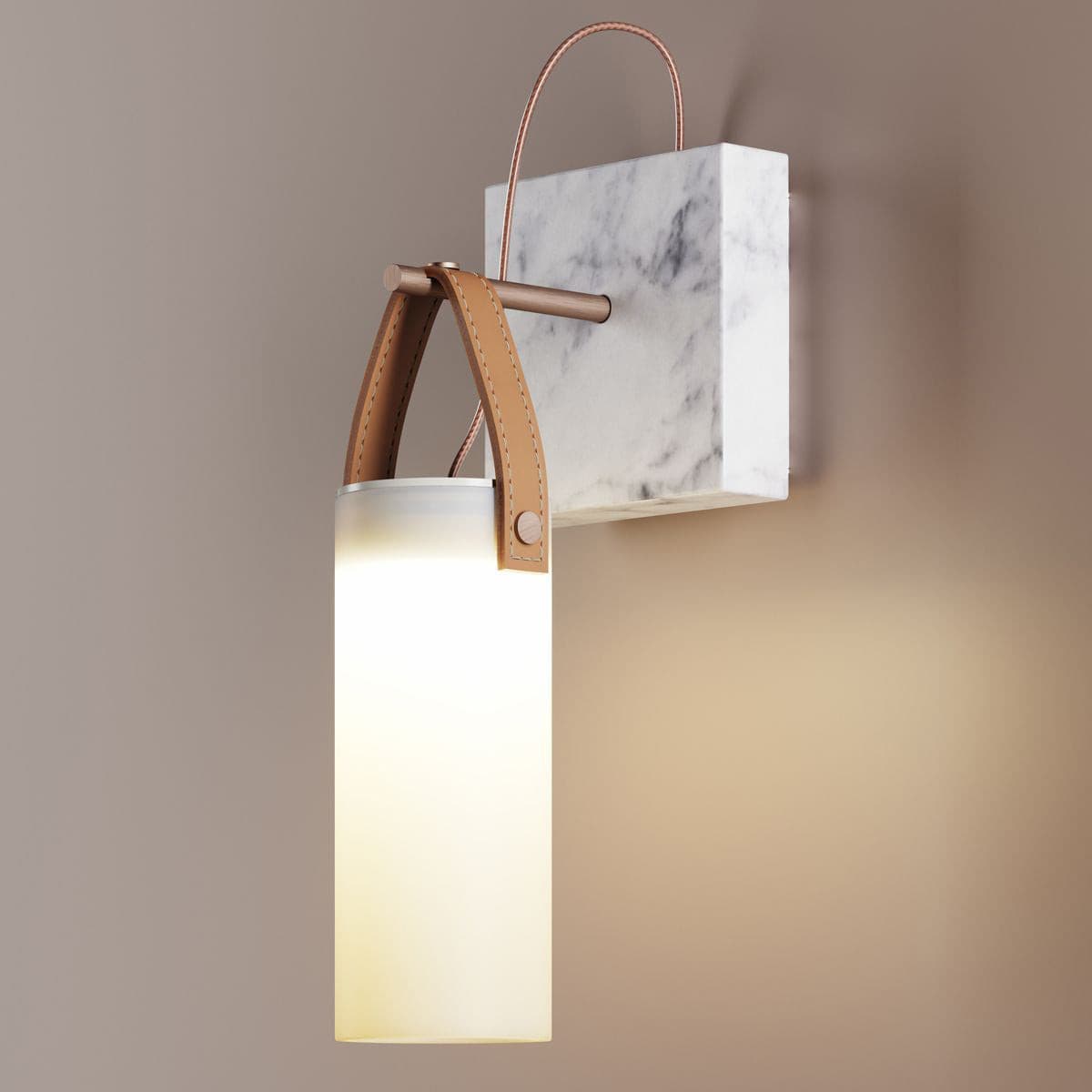 Freyza | Zerinen Marble Glass Glass Marble Wall Light – Bedroom Hallway