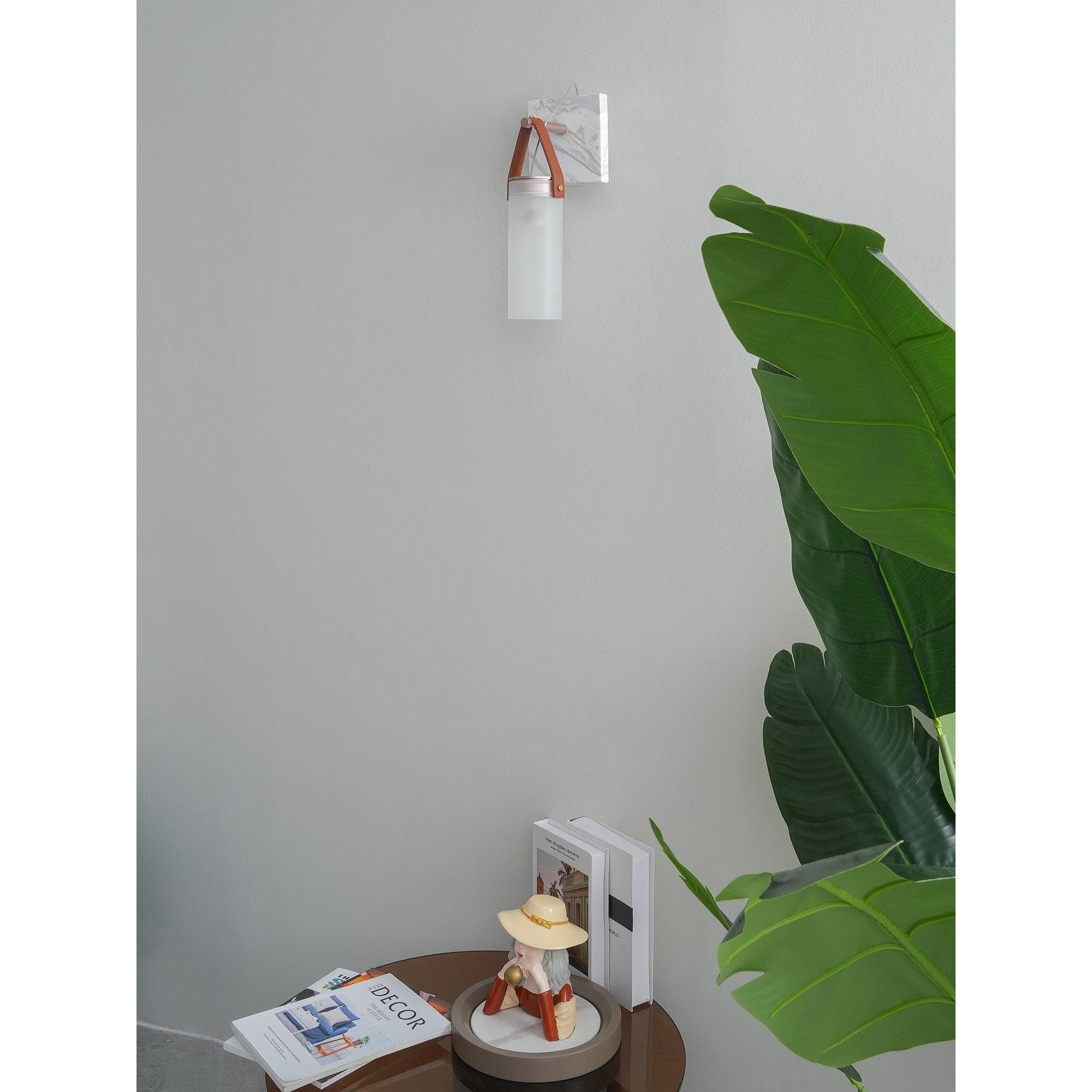 Freyza | Zerinen Marble Glass Glass Marble Wall Light – Bedroom Hallway