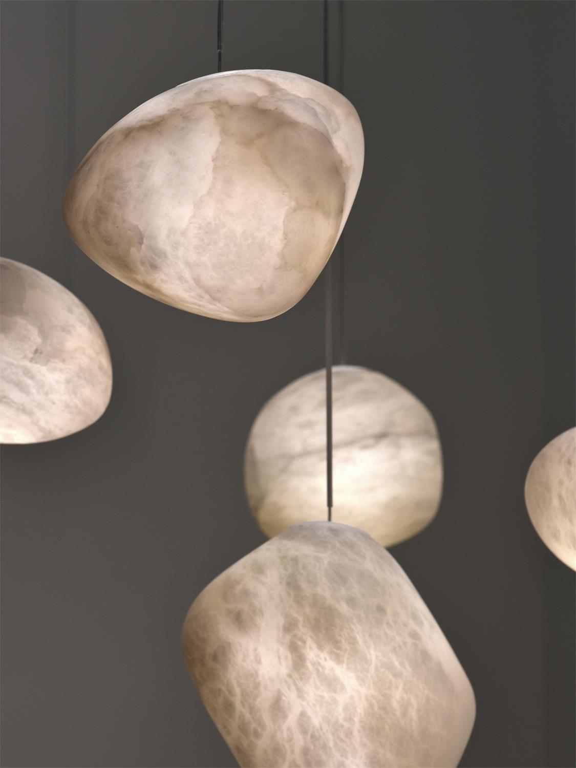 Freyza | Codoriel Messing-Alabaster-Messing-Pendelleuchte – Küche, Esszimmer