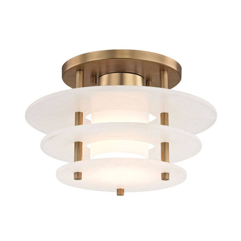 Freyza | Zovena Alabaster Ceiling Ceiling Light – Bedroom Living Room