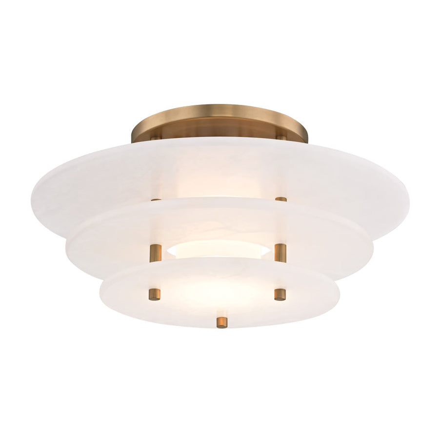 Freyza | Zovena Alabaster Ceiling Ceiling Light – Bedroom Living Room