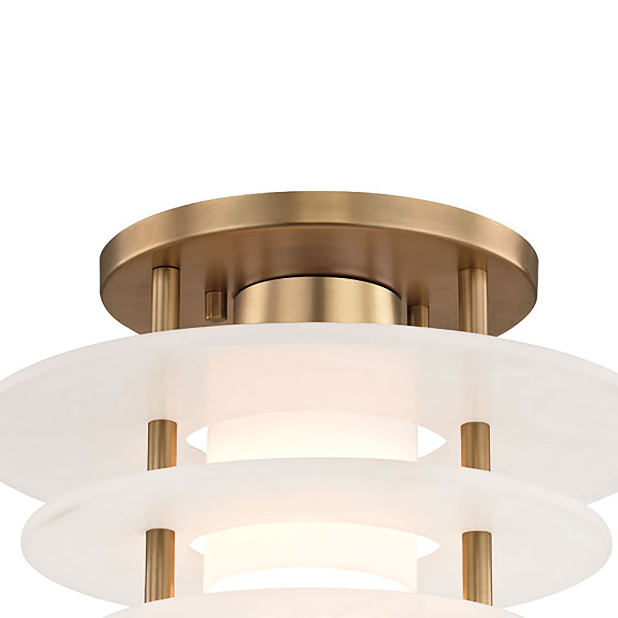 Freyza | Zovena Alabaster Ceiling Ceiling Light – Bedroom Living Room