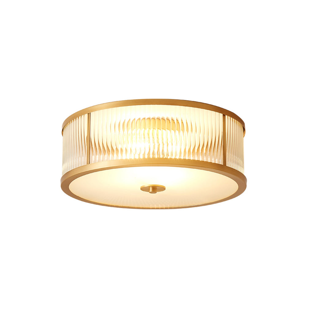Freyza | Avvynila Brass Glass Brass Glass Ceiling Light – Bedroom Living Room