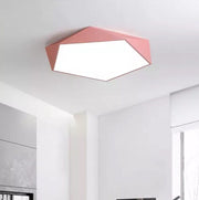 Freyza - Geometra | Modern Stylish Flush Mount Ceiling Light Fixture with Dimmable LED