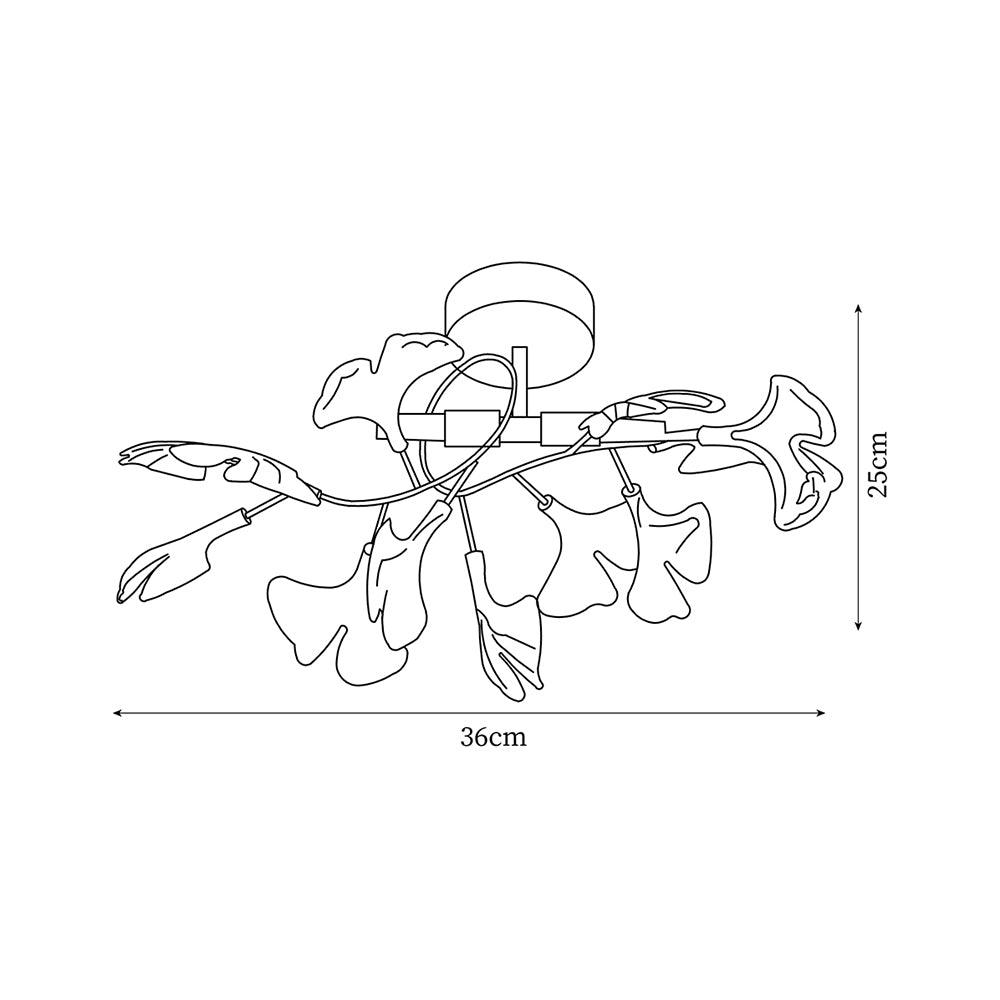 Freyza | Plafonnier à montage affleurant – Chambre, couloir, cuisine