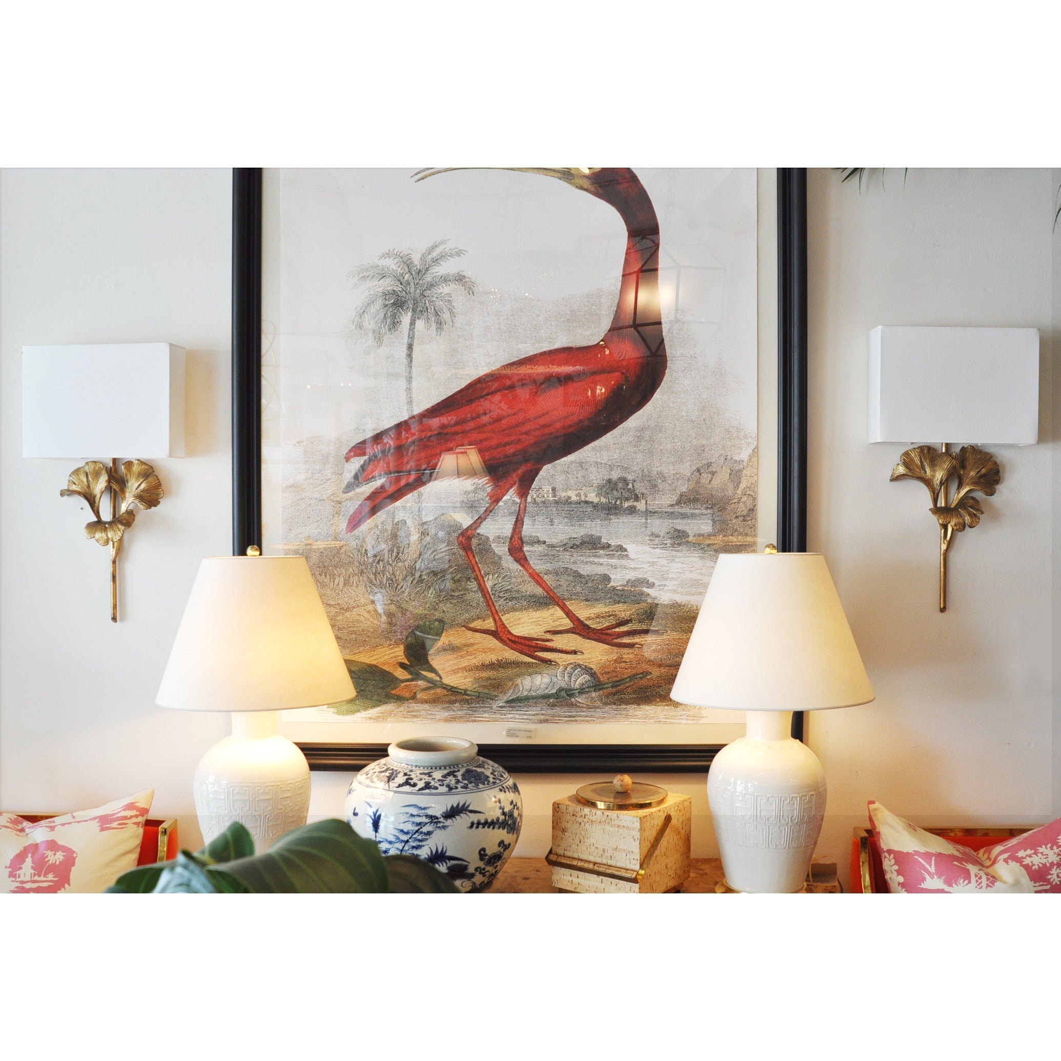 Freyza | Velaeyra Brass Fabric Brass Fabric Wall Light – Bedroom Hallway