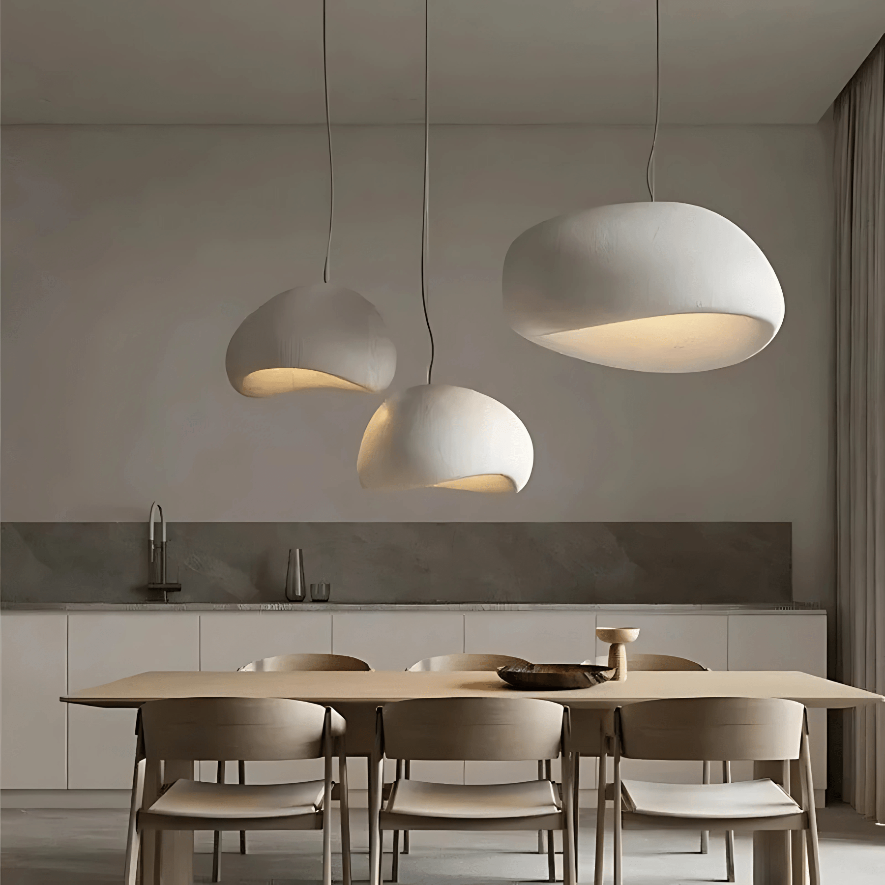Freyza - Ginza | Elegant Hand-Knitted Wabi Sabi Pendant Light Fixture
