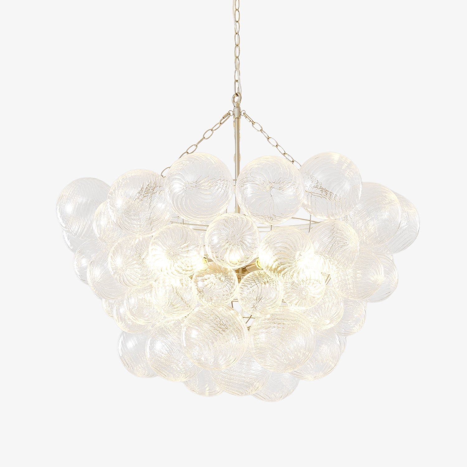 Freyza | Lustre Aurora en verre – Lustre moderne pour salle à manger et salon