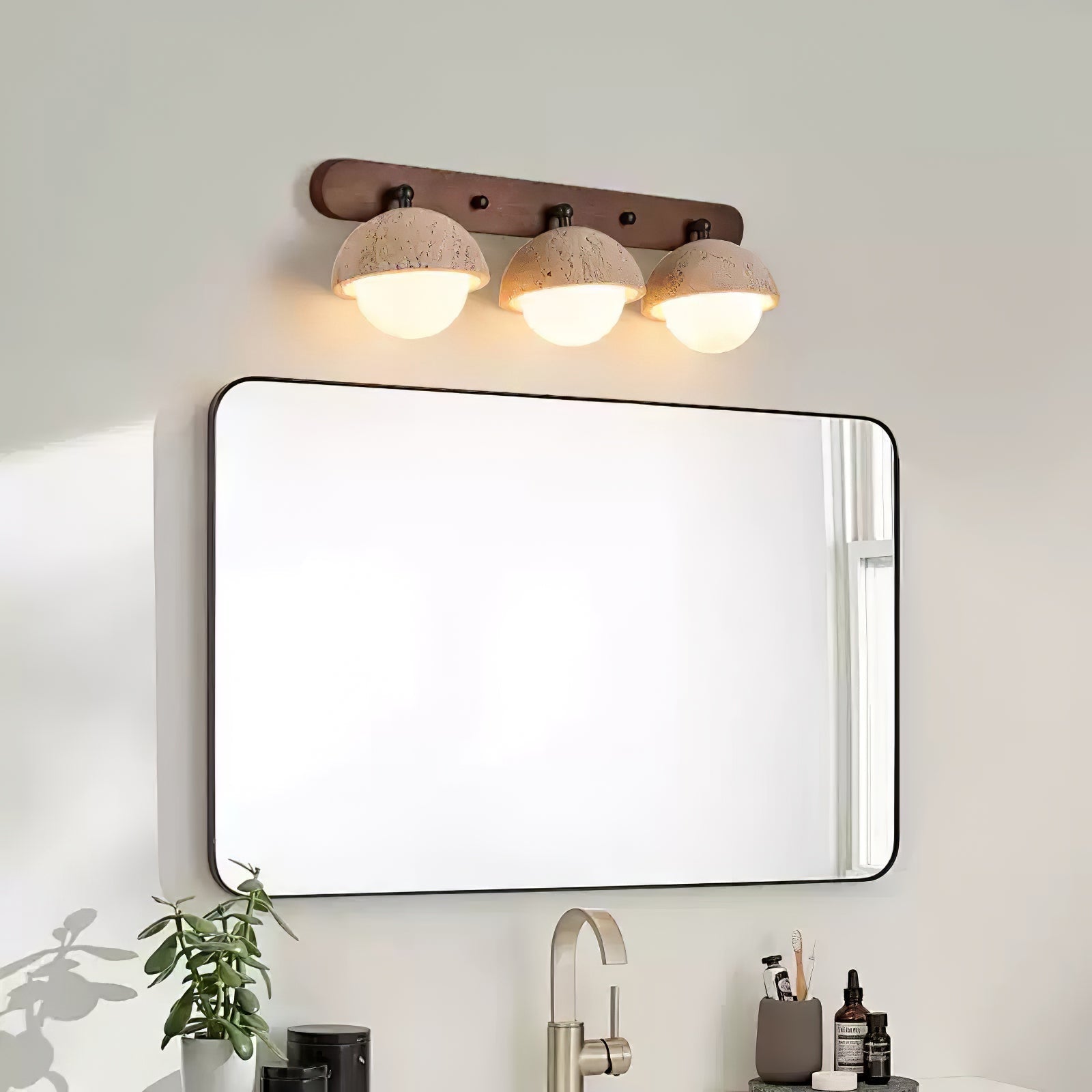 Freyza | Applique murale en travertin en forme d’arc – Chambre, couloir