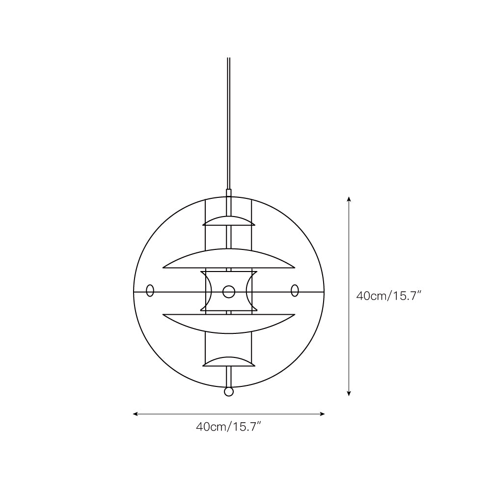 Freyza | Orlaeen Globe Pendant Pendant Light – Kitchen Dining Room
