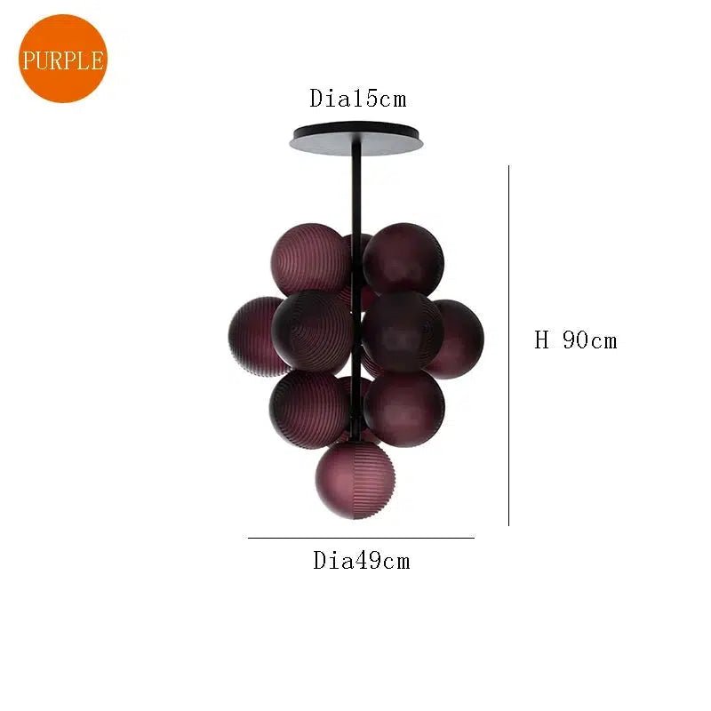 Freyza - GloboLux | Modern Elegant Glass Cluster Chandelier Light Fixture