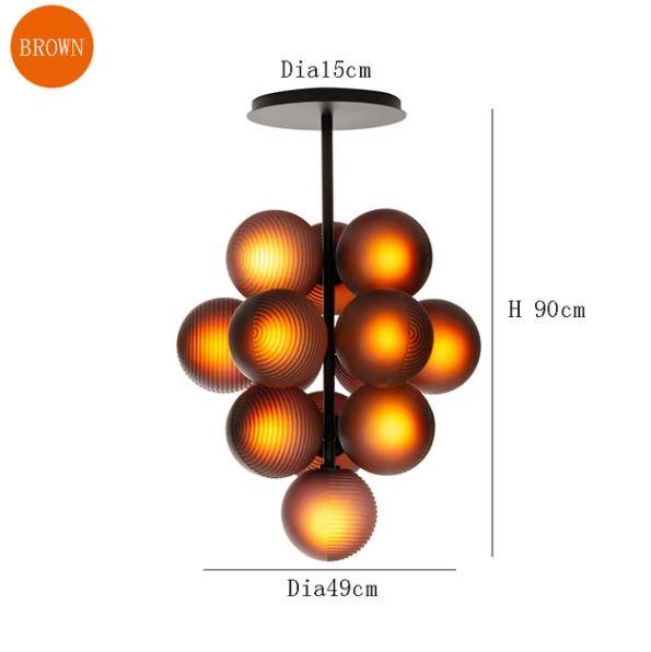 Freyza - GloboLux | Modern Elegant Glass Cluster Chandelier Light Fixture