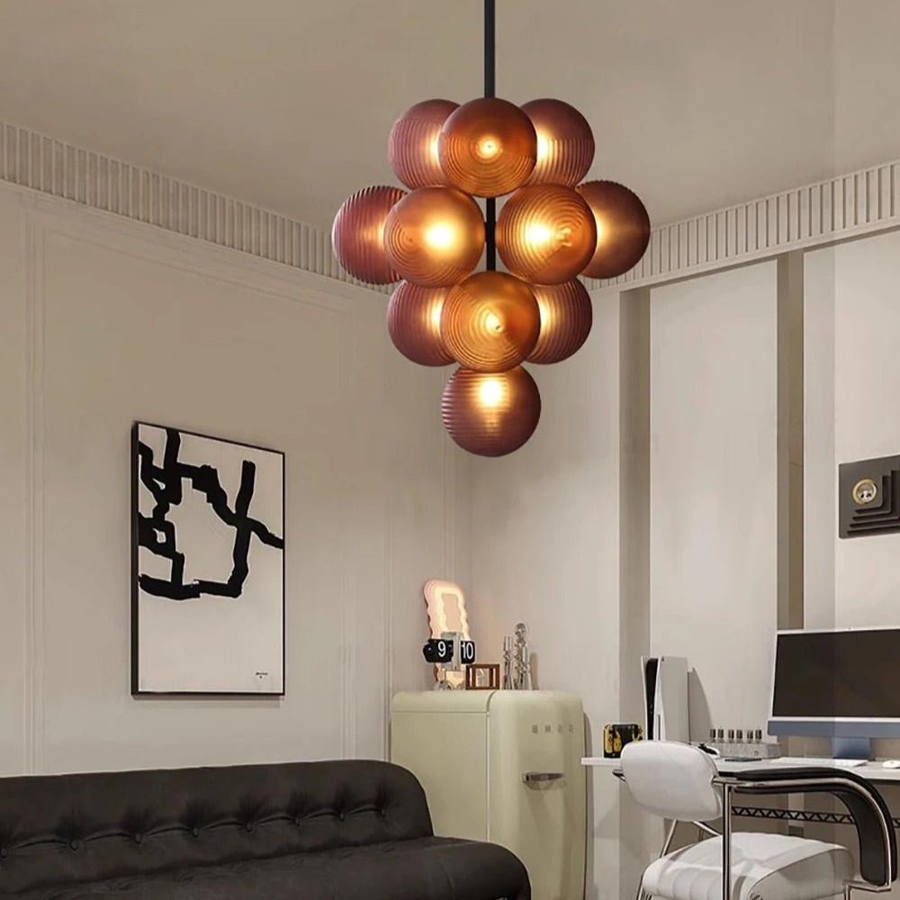 Freyza - GloboLux | Modern Elegant Glass Cluster Chandelier Light Fixture