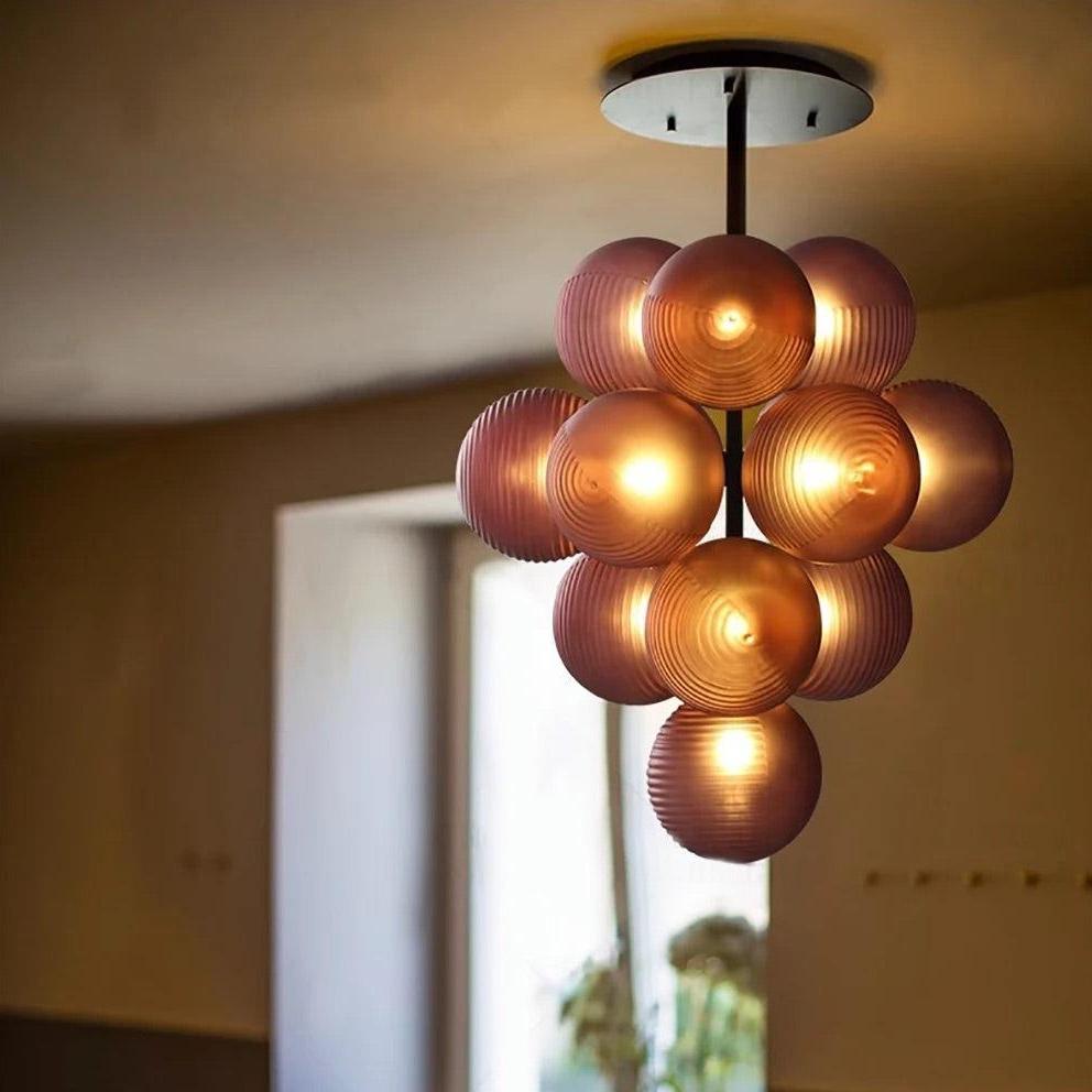 Freyza - GloboLux | Modern Elegant Glass Cluster Chandelier Light Fixture