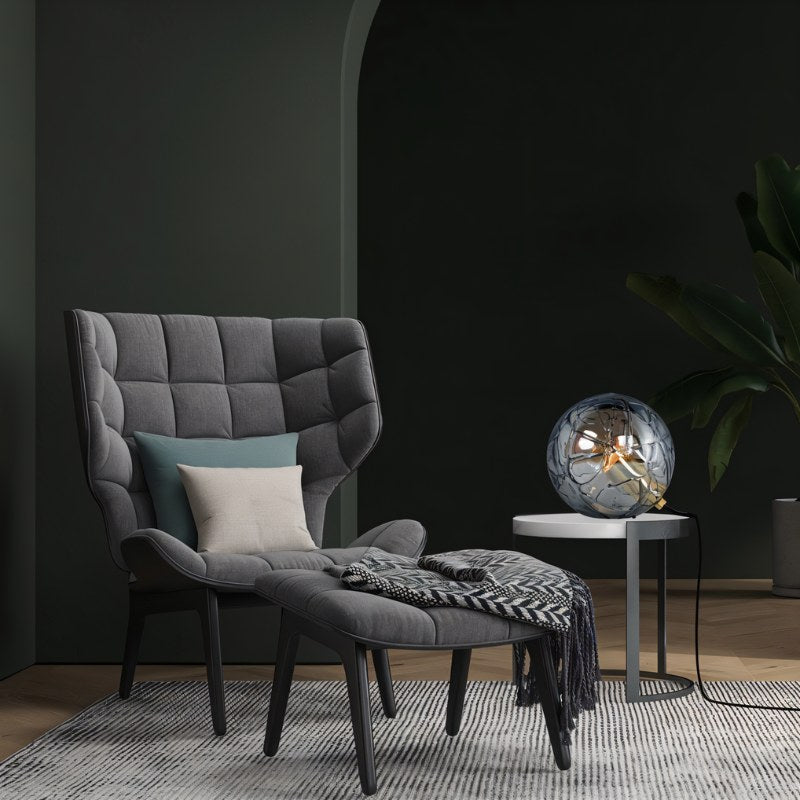Glowra | Elegant Modern Glass Table Lamp for Bedside or Desk Use 2