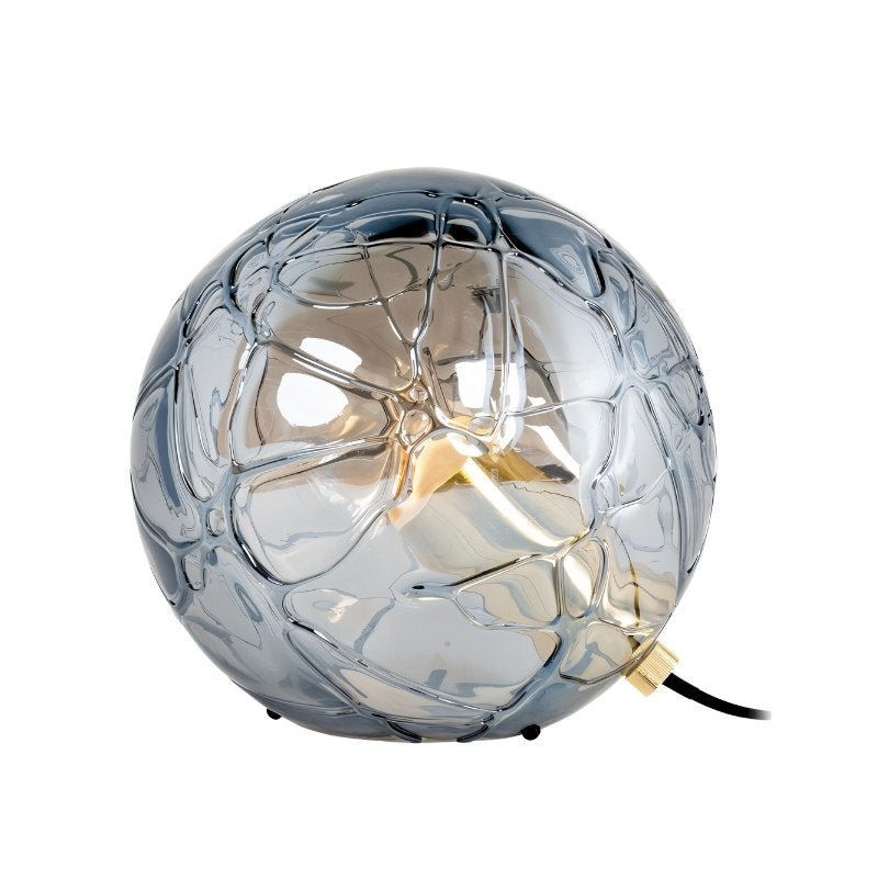 Glowra | Elegant Modern Glass Table Lamp for Bedside or Desk Use 4