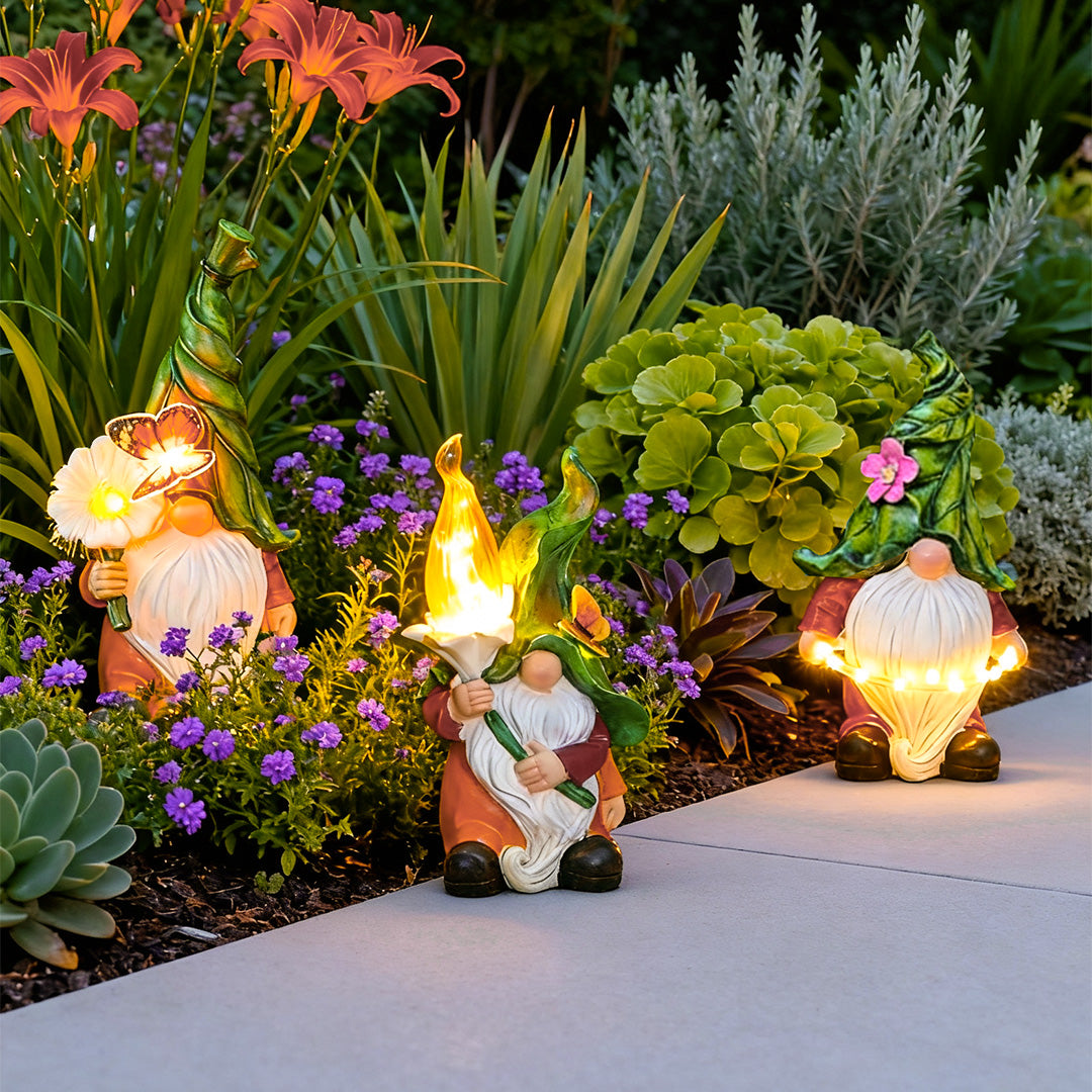 GnomeGlow | Charming Eco-Friendly Solar Garden Lights for Outdoor Decor 1