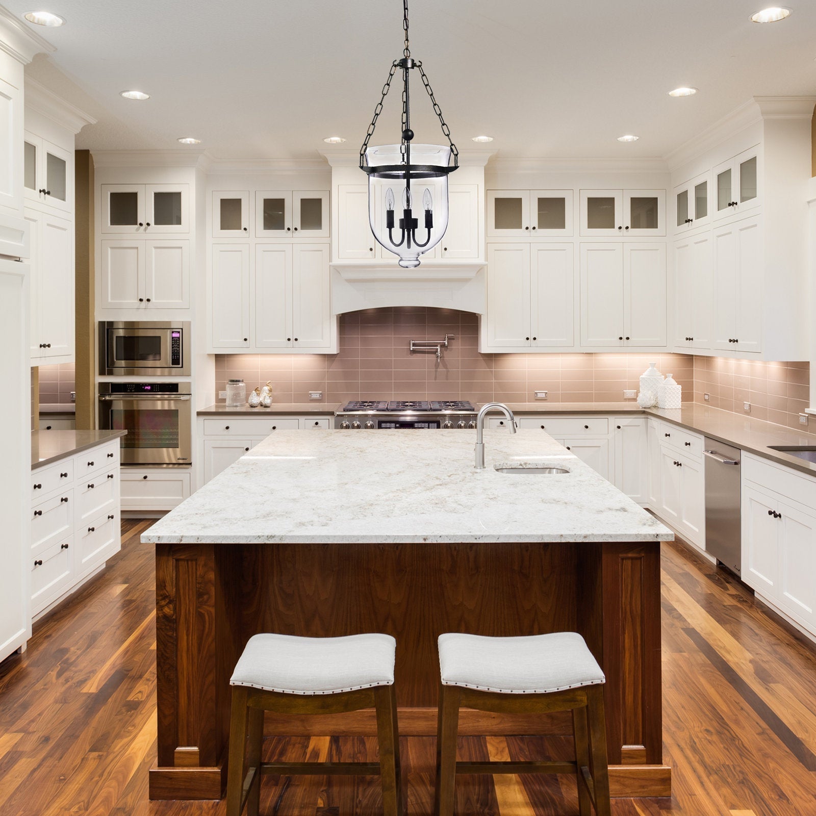 Freyza | Avshaora Vintage Industrial Glass Pendant Light – Industrial Kitchen Dining Room