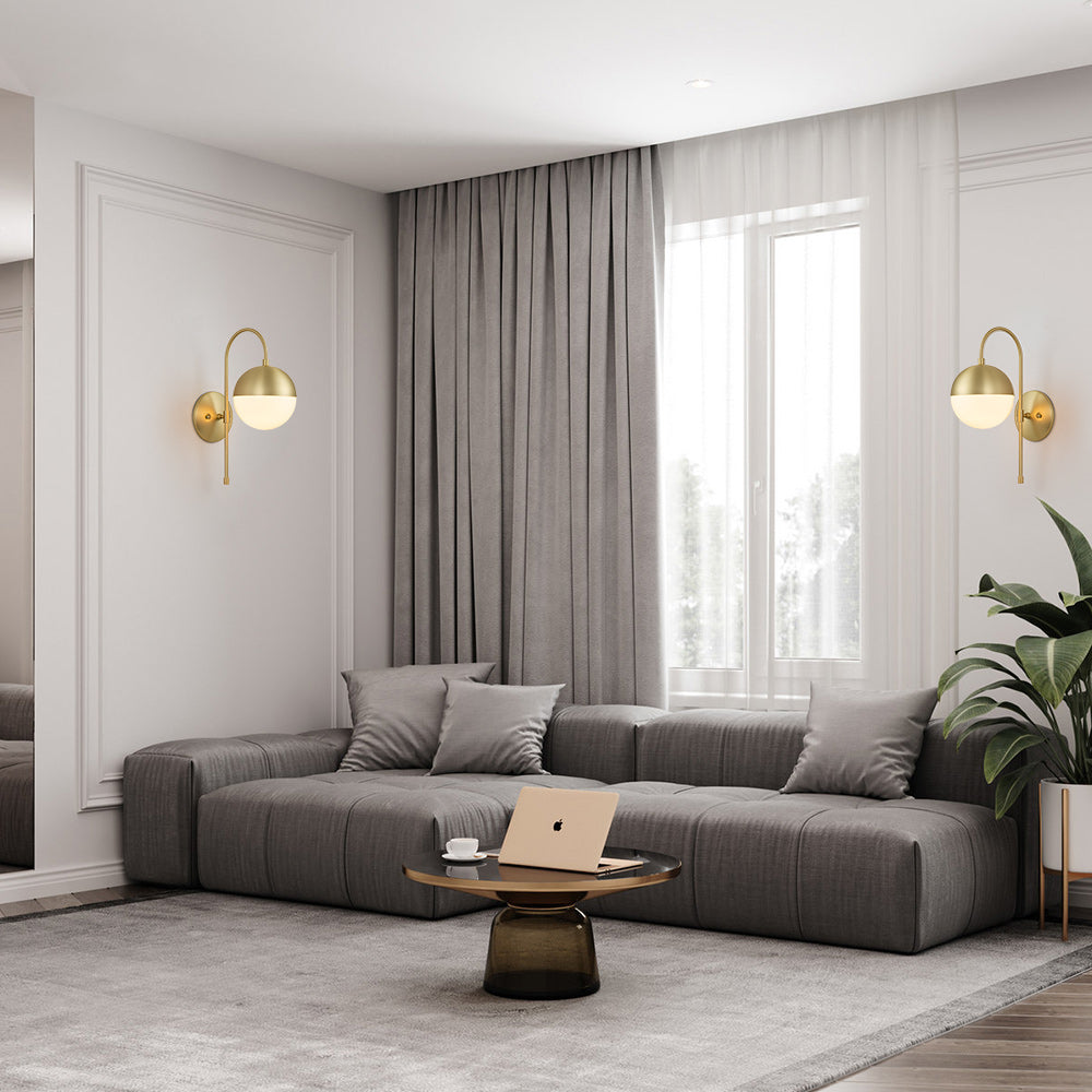 Freyza | Norduri Globe Wall Wall Sconce – Living Room Hallway