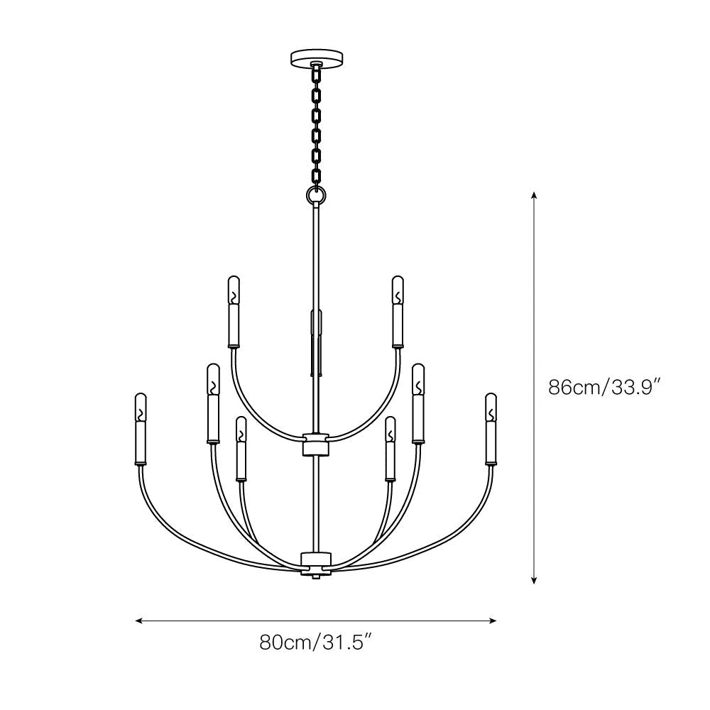 Freyza | Irinel Vintage Industrial Chandelier – Industrial Dining Room Living Room