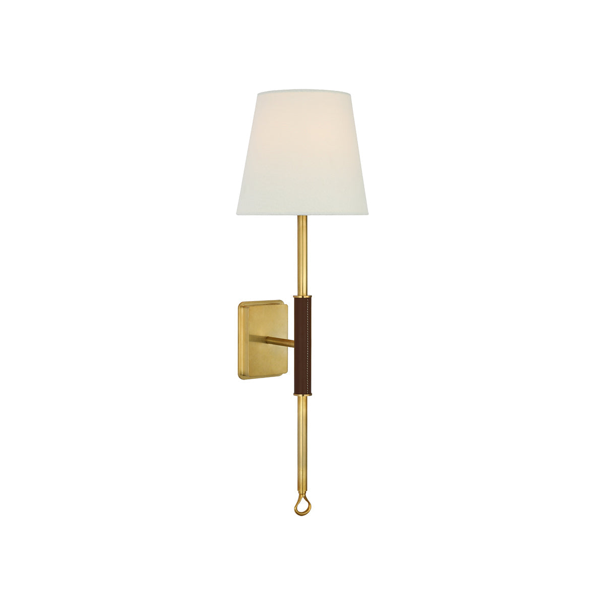 Freyza | Osilan Vintage Staggered Brass Fabric Wall Light – Vintage Bedroom Hallway