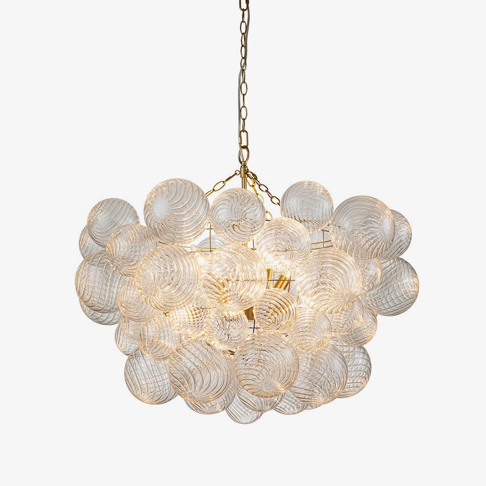 Freyza | Lustre Aurora en verre – Lustre moderne pour salle à manger et salon