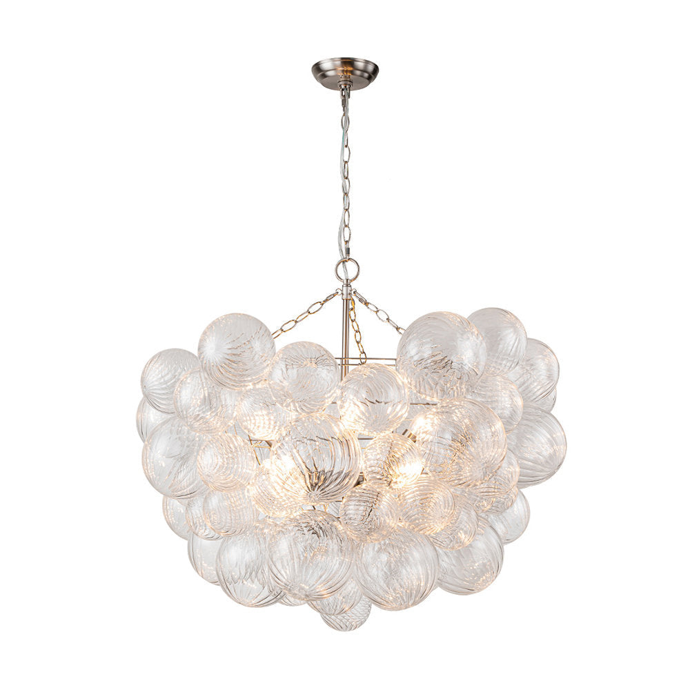 Freyza | Lustre Aurora en verre – Lustre moderne pour salle à manger et salon