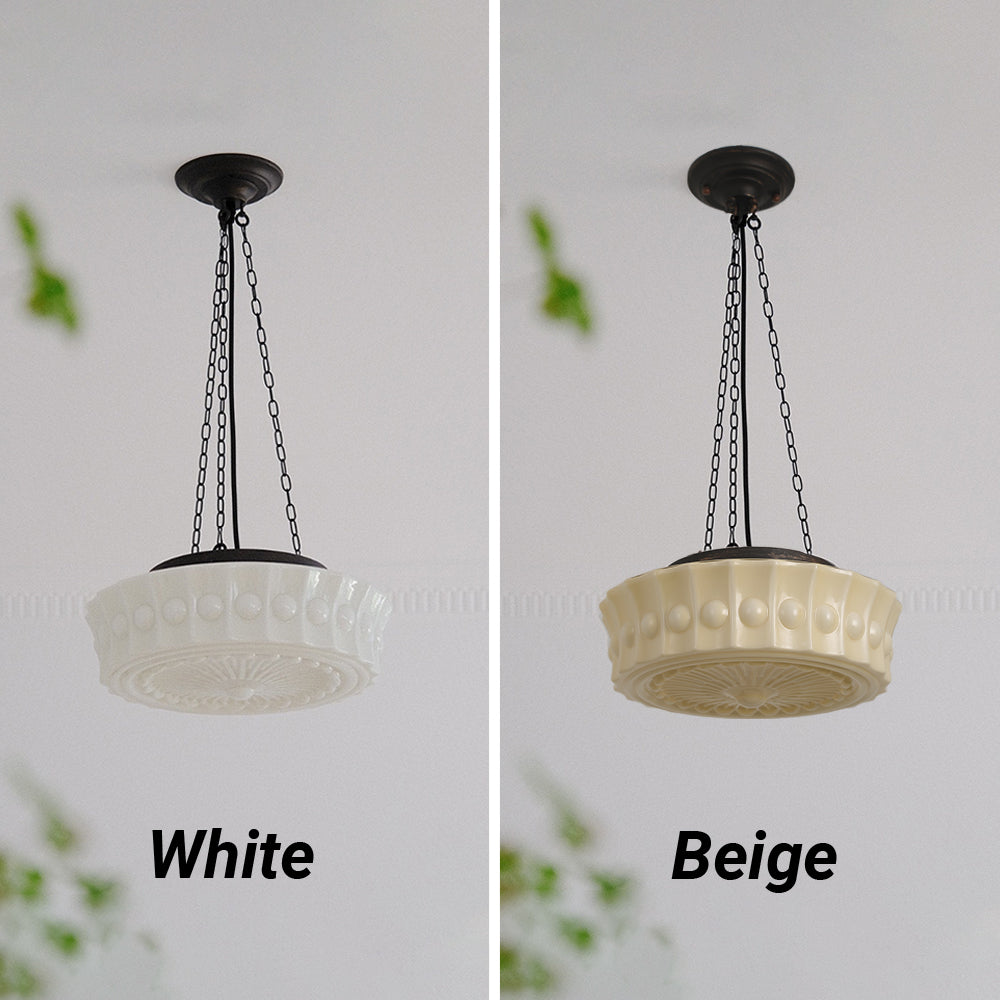 Freyza | Suspension blanche – Cuisine et salle à manger vintage