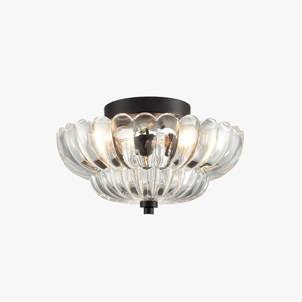 Plafonnier moderne en verre Freyza | Arisha, style parapluie affleurant – chambre, couloir, cuisine modernes