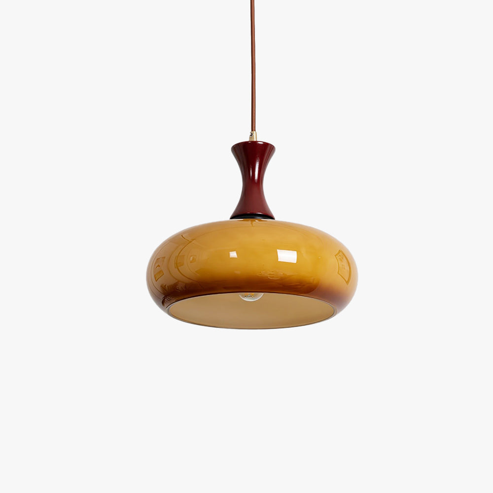 Freyza | Luminaire suspendu vintage Arisha en verre LED – Cuisine et salle à manger vintage