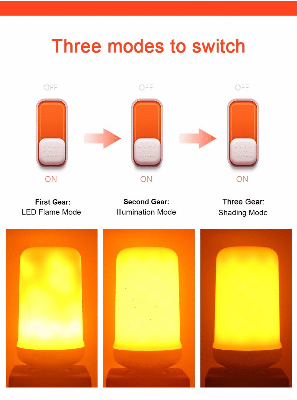 Freyza - Firelight - Lifelike LED Flame Light Bulb