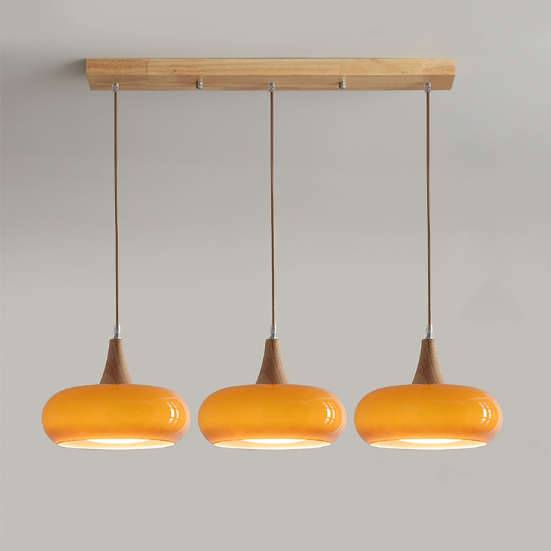 Freyza | Suspension en bois Charlotte – Luminaire suspendu pour cuisine et salle à manger