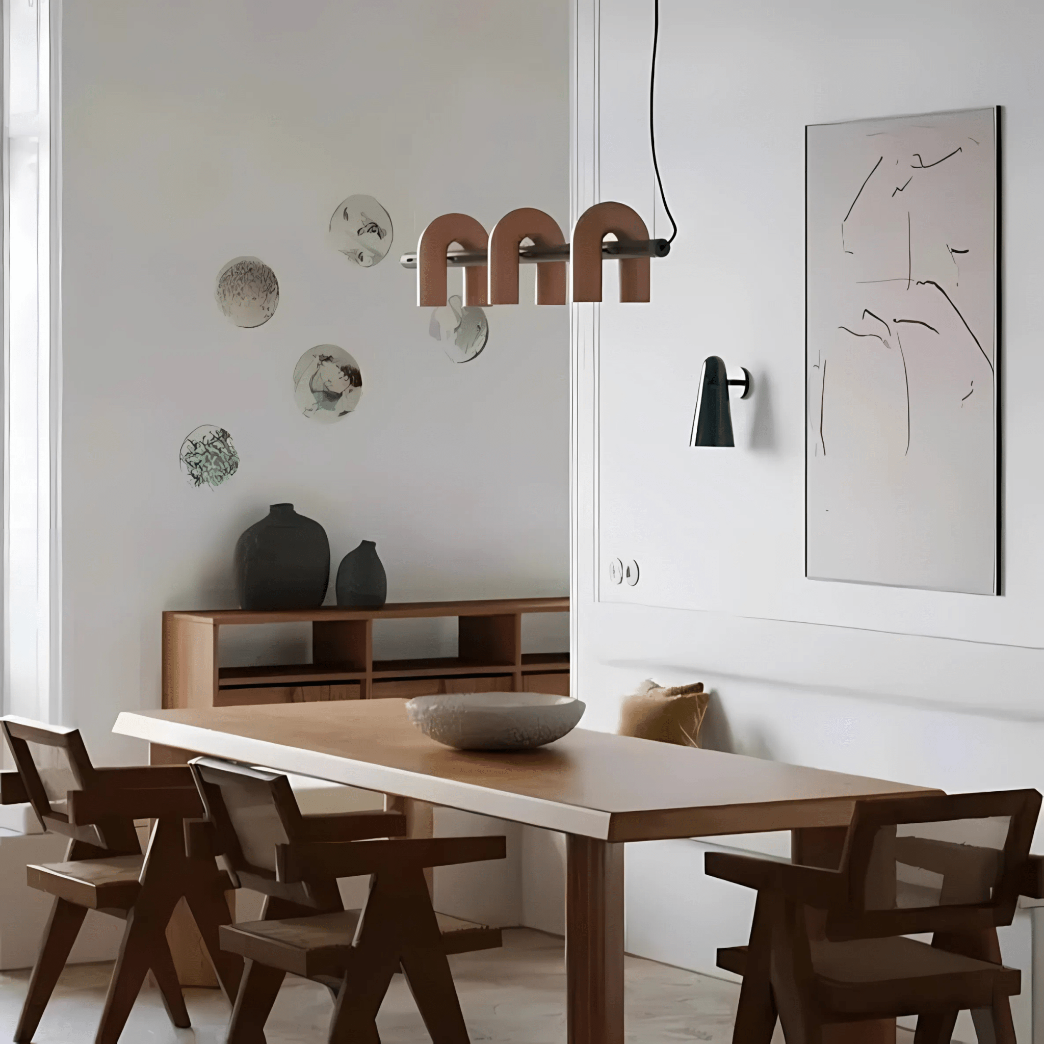 Freyza - Halcyon | Modern Elegant U-Shaped LED Chandelier Lighting