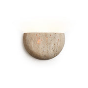 Freyza | Cuvenarae Moon Travertine Wall Light – Bedroom Hallway