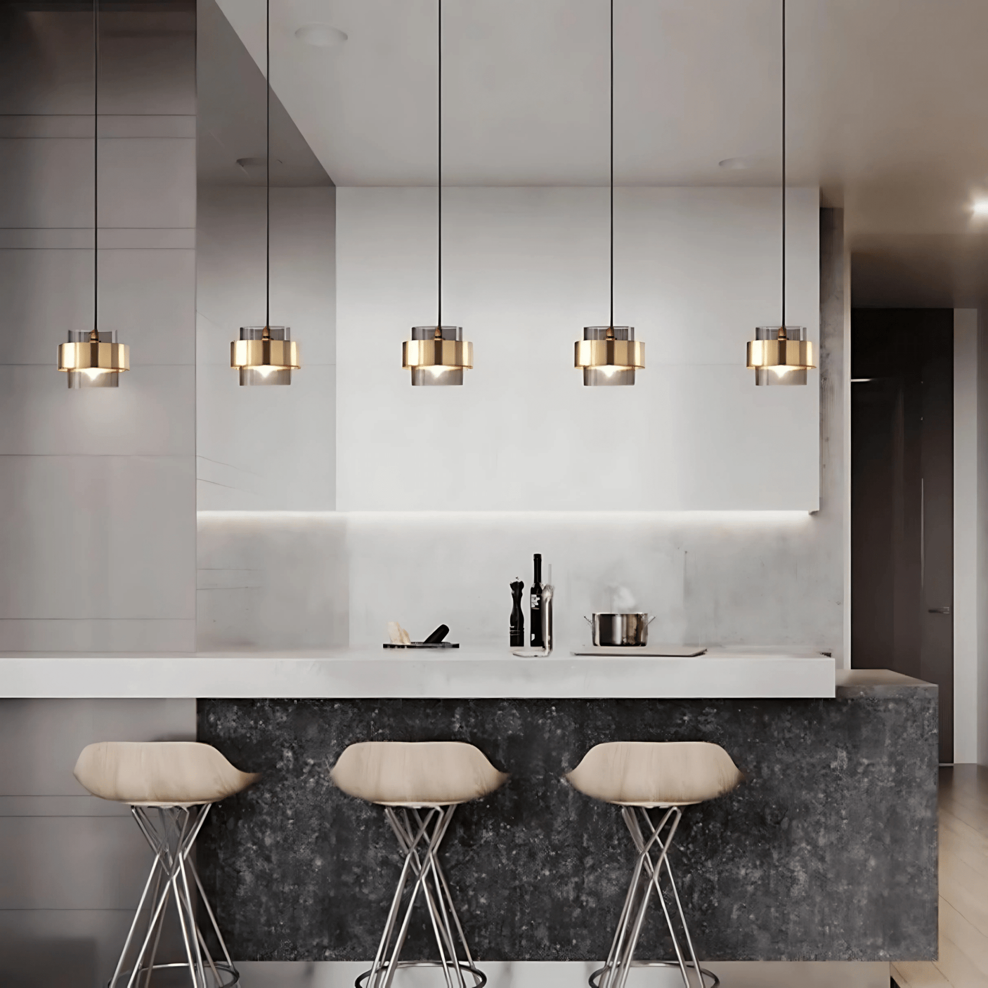 HaloSphere | Elegant Contemporary Metal Glass Wall Lights & Pendant 1