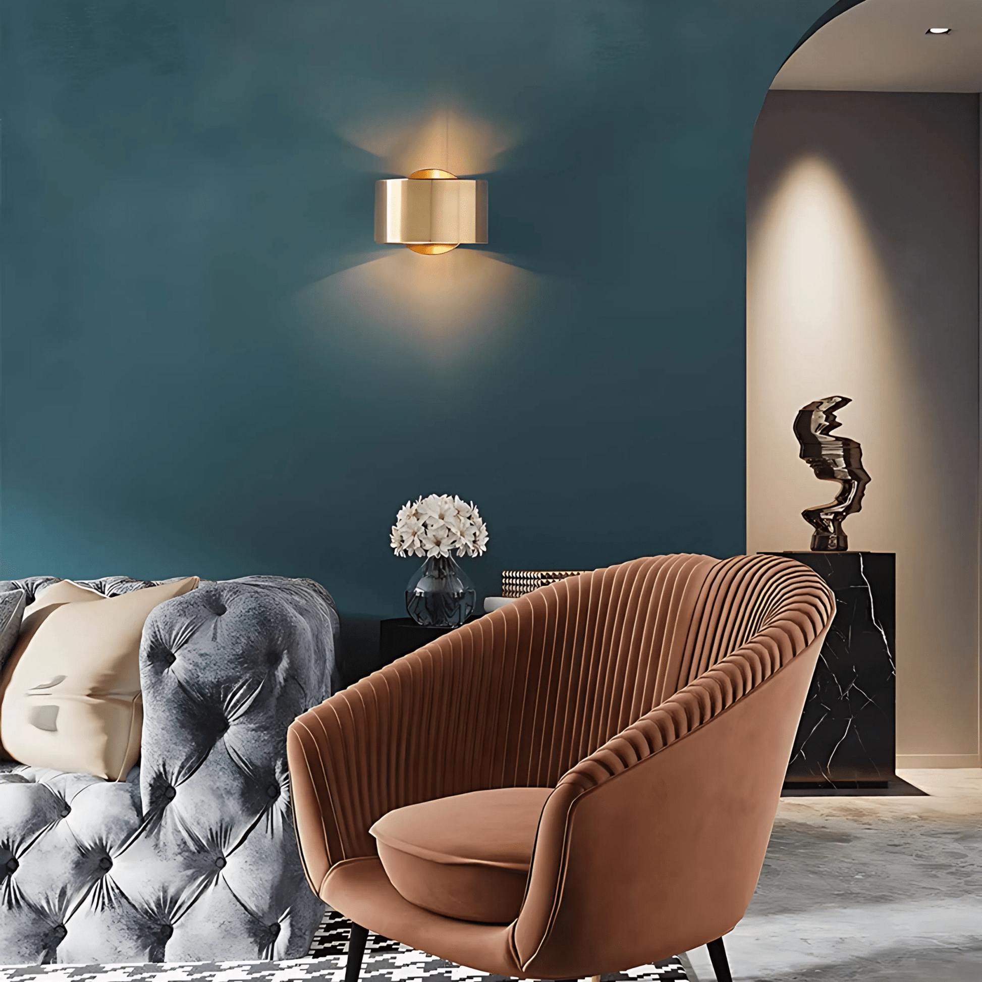 HaloSphere | Elegant Contemporary Metal Glass Wall Lights & Pendant 4